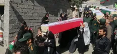 حرکت کاروان پیکر‌های مطهر ۳۲ شهید تازه تفحص شده آغاز شد+فیلم