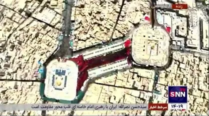 تصاویر هوایی از حضور میلیونی زائران حسینی در بین الحرمین
