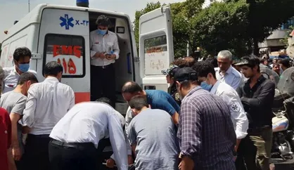 ۱۶ مصدوم در حادثه محله جوانمرد قصاب
