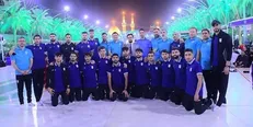 بازتاب حضور تیم ملی ایران در مرقد مطهر امام حسین (ع)