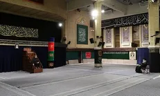 برگزاری مراسم عزاداری حضرت اباعبدالله الحسین (ع) با حضور رهبر معظم انقلاب اسلامی