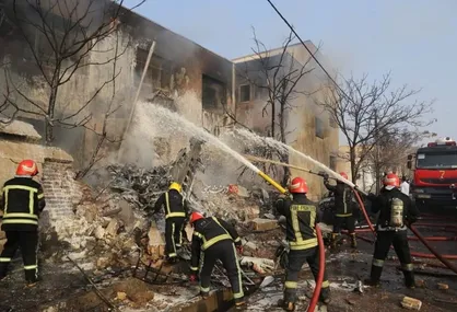 ۳ فوتی در سانحه سقوط هواپیمای جنگی در تبریز