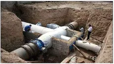 پیشرفت ۸۵ درصدی شبکه فاضلاب بن