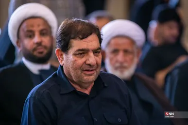 حضور محمد مخبر در مراسم چهلم قائد امت + فیلم
