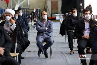 مراسم اولین سالگرد تدفین شهدای گمنام 