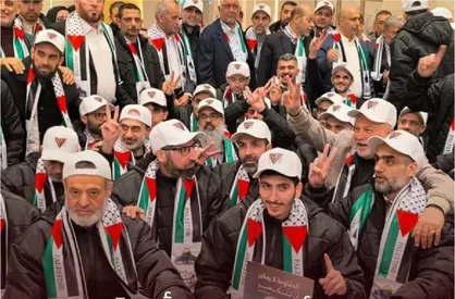 ترکیه میزبان ۱۵ اسیر فلسطینی آزاد شده از رژیم صهیونیستی شد