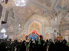 برگزاری آئین سوگواره شیرخوارگان حسینی در حرم مطهر رضوی