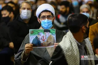 ارتباط تصویری مردم قم با رهبر معظم انقلاب اسلامی