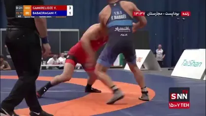 بابایی در مقابل حریف گرجستانی شکست خورد