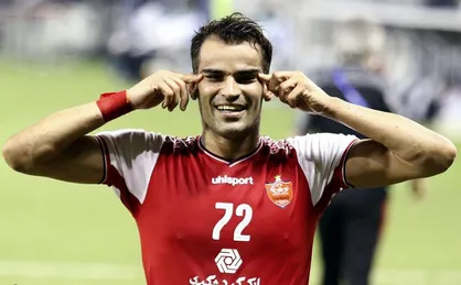گل دوم پرسپولیس به نساجی توسط عیسی&zwnj;آل کثیر + فیلم