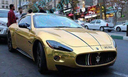 فیلم/ جولان لوکس های طلایی پوش در پایتخت