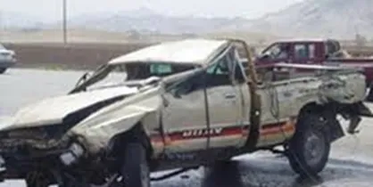 واژگونی خودروی حامل اتباع بیگانه ۱۸ کشته و زخمی بر جا گذاشت