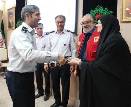 برگزاری مراسم تقدیر از آتش نشانان در منطقه ۷