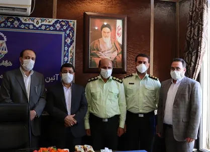 آیین تکریم و معارفه فرمانده یگان انتظامی زندان&zwnj;های تهران برگزار شد