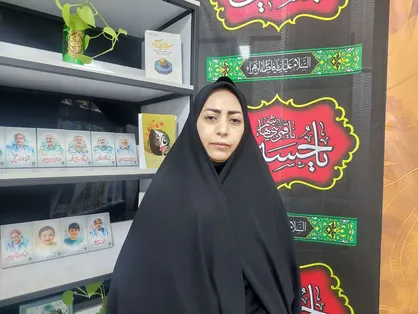 موکب کتابخانه&zwnj;های امام رضای شهرستان مهران پذیرای کودکان اربعینی