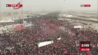 تصاویر هوایی از کاروان حامل پیکر رهبر شهید و خانواده شهیدشان