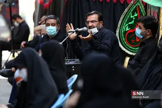 عزاداری هیئت عاشقان حسینی در روز عاشورا 