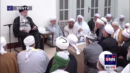 رهبر انقلاب صبح امروز در دیدار جمعی از علمای اهل سنت: تلاش دشمن برای اختلاف&zwnj;افکنی بین شیعه و سنی بعد از انقلاب چندین برابر شد