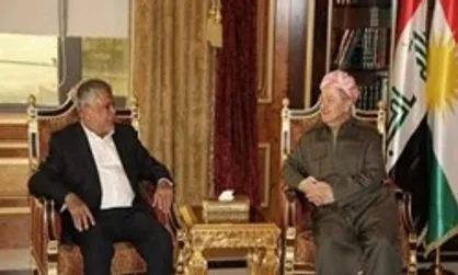 گفتگوی تلفنی مسعود بارزانی با العامری