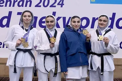 ناهیدکیانی طلاگرفت،ایران قهرمان شد