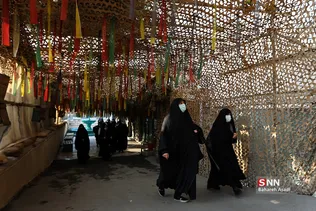 وداع با پیکر شهیده فاطمه اسدی