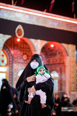 مراسم عزاداری حضرت اباعبدالله الحسین در حرم مطهر حضرت معصومه (سلام الله علیها)
