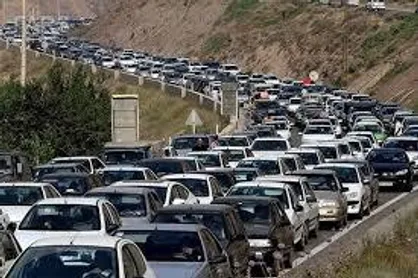 ترافیک سنگین محور کندوان را یکطرفه کرد
