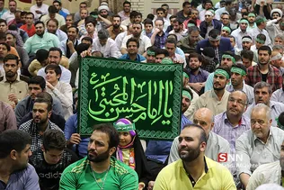جشن میلاد امام حسن مجتبی در مسجد ارک