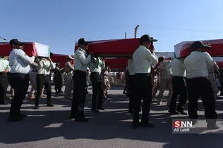 ورود پیکر مطهر ۴۴ شهید دوران دفاع مقدس