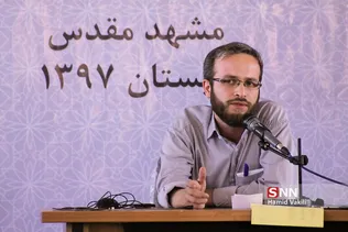 سخنرانی حسین ابراهیمی در جمع دانشجویان