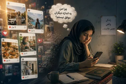 از قاب استوری تا واقعیت زندگی؛ مقایسه&zwnj;ای که زندگی را کوچک می&zwnj;کند