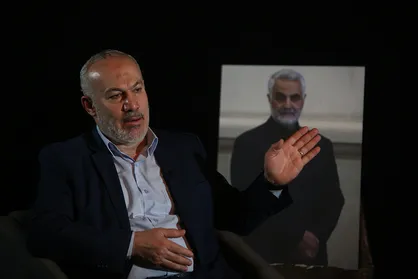 نماینده جهاد در تهران: ایران و سردار سلیمانی به مبارزان فلسطینی آموزش ساخت موشک دادند / سفر حاج قاسم به فلسطین بعید نیست + فیلم