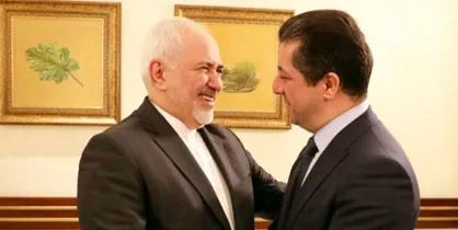 دیدار ظریف و مسرور بارزانی در اربیل