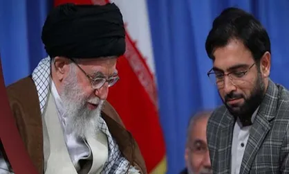 تقدیر رهبر معظم انقلاب اسلامی از قاری قرآن دیدار نمایندگان مجلس + تصویر