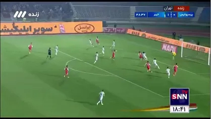 پاس عالی اورونوف برای علی علیپور که شوت مهاجم پرسپولیس نا امید کننده به بیرون رفت
