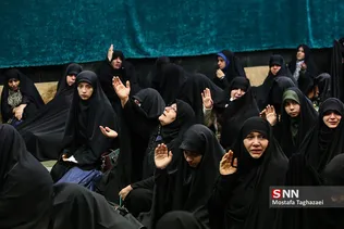 مراسم تشییع بسیجی شهید «محمد مهدی رضوان»