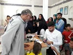 خدمت رسانی تیم پزشکی قرارگاه جهادی دانشگاه آزاد به بیش از ۳۵۰۰ نفر از مردم سیل زده خوزستان