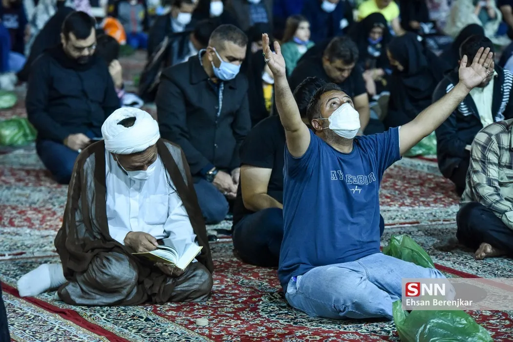 مراسم احیای شب نوزدهم ماه مبارک رمضان در حرم مطهر شاهچراغ(ع) شیراز‎‎