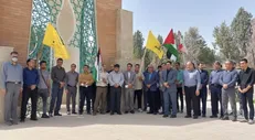 تجمع دانشگاهیان دانشگاه ملی مهارت کرمان در پی ترور سید حسن نصرالله