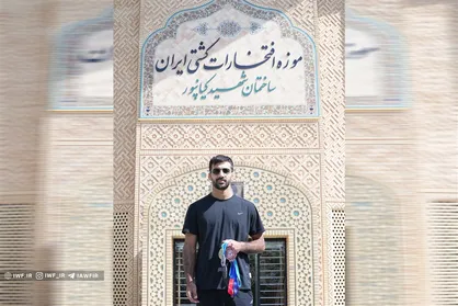 اهدای مدال&zwnj;های محمدمهدی کشتکار به موزه افتخارات کشتی ایران