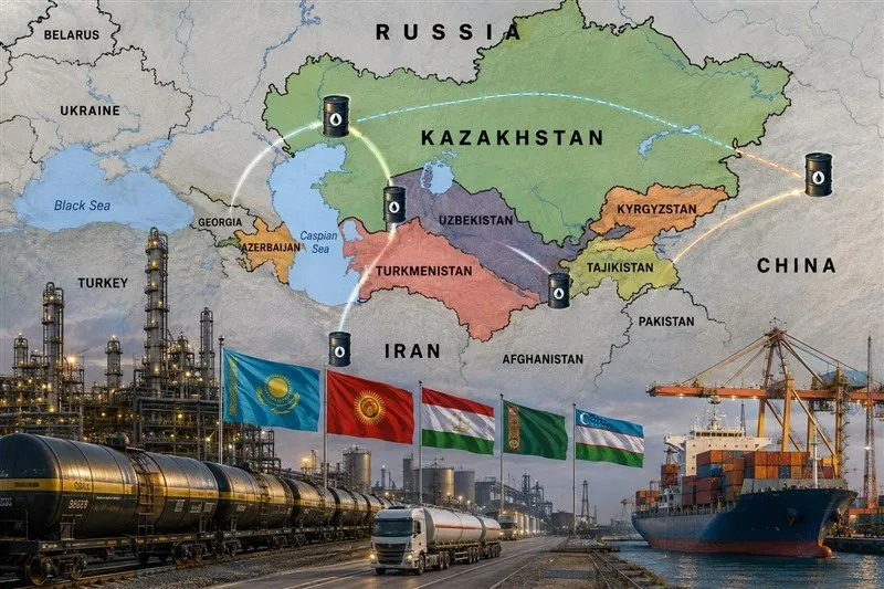 تغییر نقشه سوخت آسیای مرکزی؛ از نفت ایران تا ورود غول‌های چینی