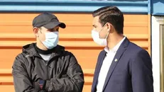 جلسه شکوری و گل محمدی پس از تمرین پرسپولیس