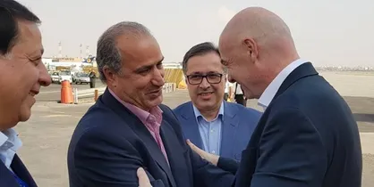 عزیمت تاج و شیخ سلمان به تاجیکستان؛ اینفانتینو هم می آید