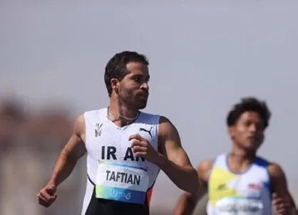 حسن تفتیان در لیگ دوومیدانی قهرمان شد