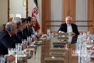 دیدار هیات موسسه مطالعاتی والدای روسیه با ظریف