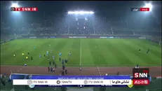 دو تیم استقلال ایران و الوصل امارات تازه برای گرم کردن وارد زمین شدند / بازی با یک ساعت تاخیر آغاز می‌شود