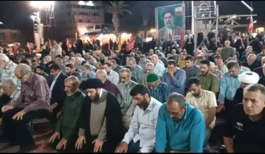 نماز استغاثه گرگانی‌ها برای پیروزی رزمندگان اسلام در قرار ۱۹۵ +فیلم