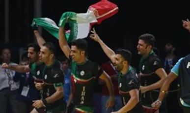 مردان کبدی هم قله آسیا را زیر پا گذاشتند