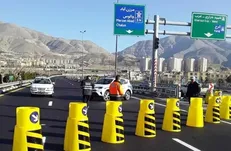 انسداد آزادراه تهران - شمال تا ۳ آبان + جزئیات