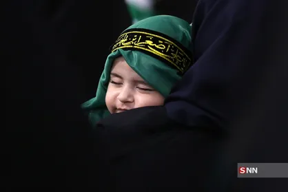 مراسم شیرخوارگان حسینی در حرم حضرت معصومه (س)
